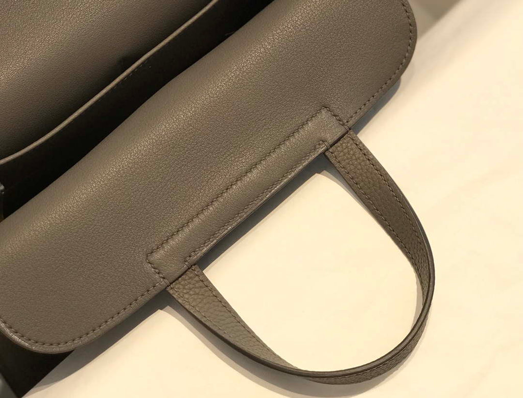 Hermes halzan clemence stamp B Gold H98809