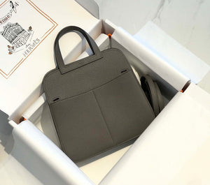 Hermes halzan clemence stamp B Gold H98809 - 22 cm - View 12