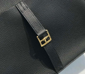 Hermes halzan clemence stamp B Gold H98810 - 22 cm - View 17