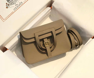 Hermes halzan clemence stamp B Gold H98811 - 22 cm - View 1