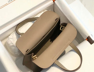 Hermes halzan clemence stamp B Gold H98811 - 22 cm - View 18