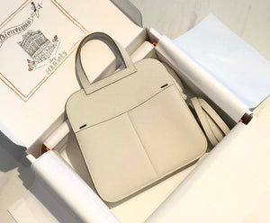 Hermes halzan clemence stamp B Gold H98812 - 22 cm - View 3