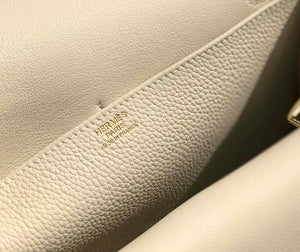 Hermes halzan clemence stamp B Gold H98812 - 22 cm - View 7