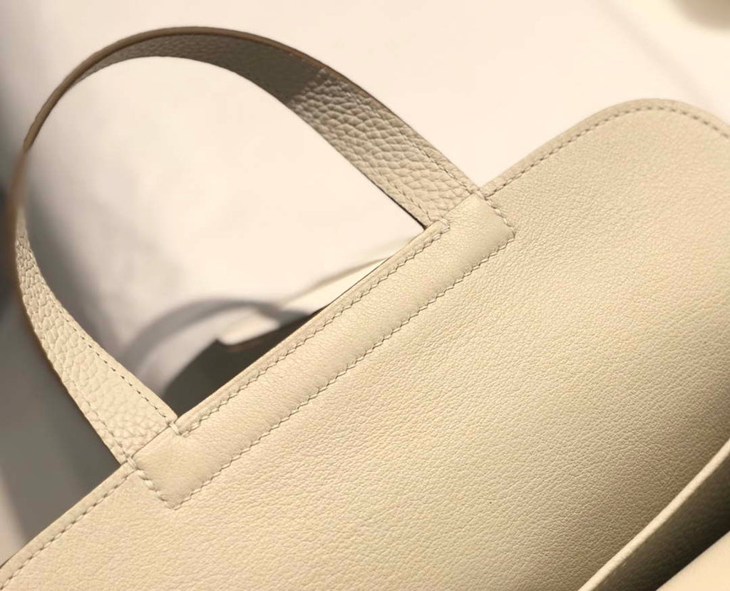 Hermes halzan clemence stamp B Gold H98812