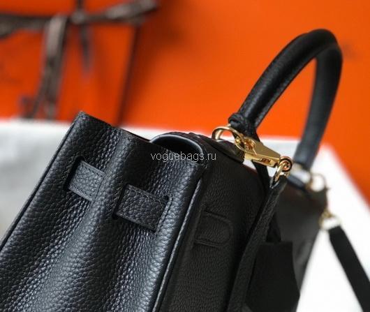 Hermes Kelly Danse 20318 Designer Tote Shoulder Strap Bag 28 32cm Black - luxibagsmall
