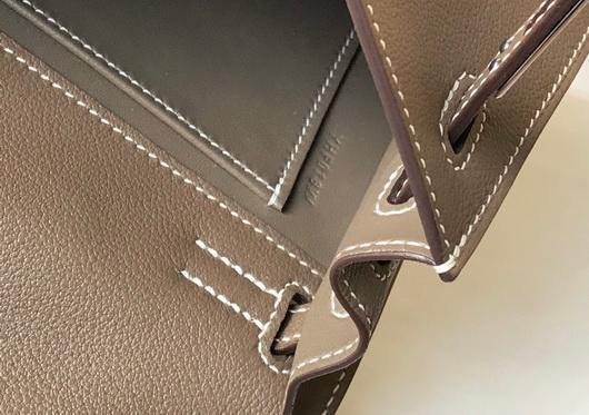 Hermes Kelly Danse  22cm Leather Bag 20352 Brown - luxibagsmall