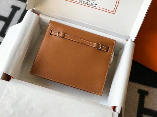 Hermes Kelly Danse  22cm Leather Bag 20353 Tan - luxibagsmall