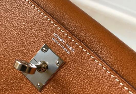 Hermes Kelly Danse  22cm Leather Bag 20353 Tan - luxibagsmall