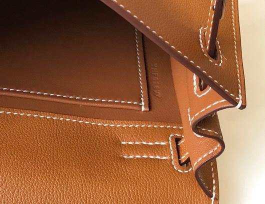 Hermes Kelly Danse  22cm Leather Bag 20353 Tan - luxibagsmall