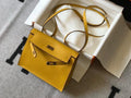 Hermes Kelly Danse  22cm Leather Bag 20357 Yellow - luxibagsmall