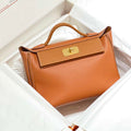 Hermes Kelly 2424 Leather 29cm H230267 Brown Shoulder bag - Default Title - View 1