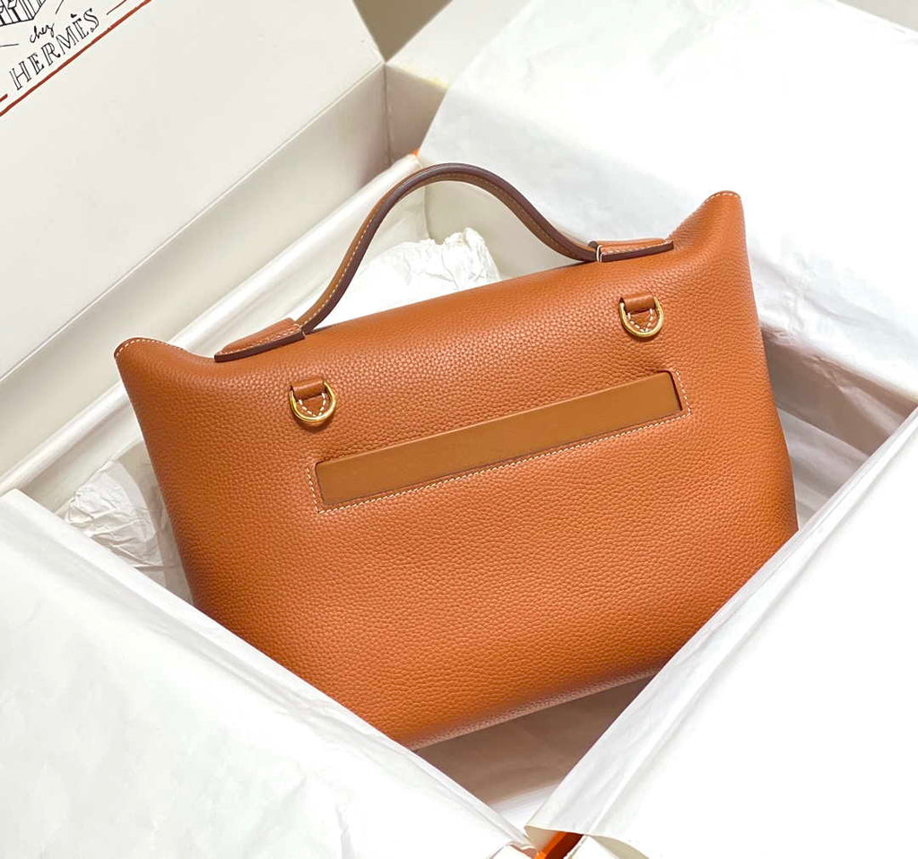 Hermes Kelly 2424 Leather 29cm H230267 Brown Shoulder bag