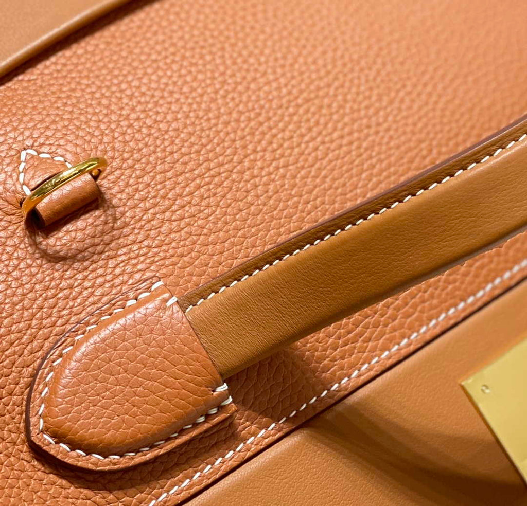 Hermes Kelly 2424 Leather 29cm H230267 Brown Shoulder bag