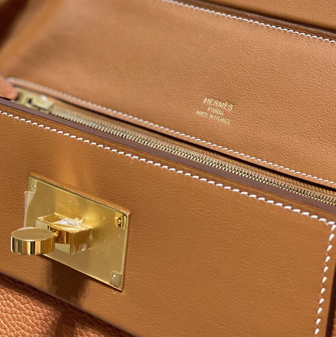 Hermes Kelly 2424 Leather 29cm H230267 Brown Shoulder bag - Default Title - View 8