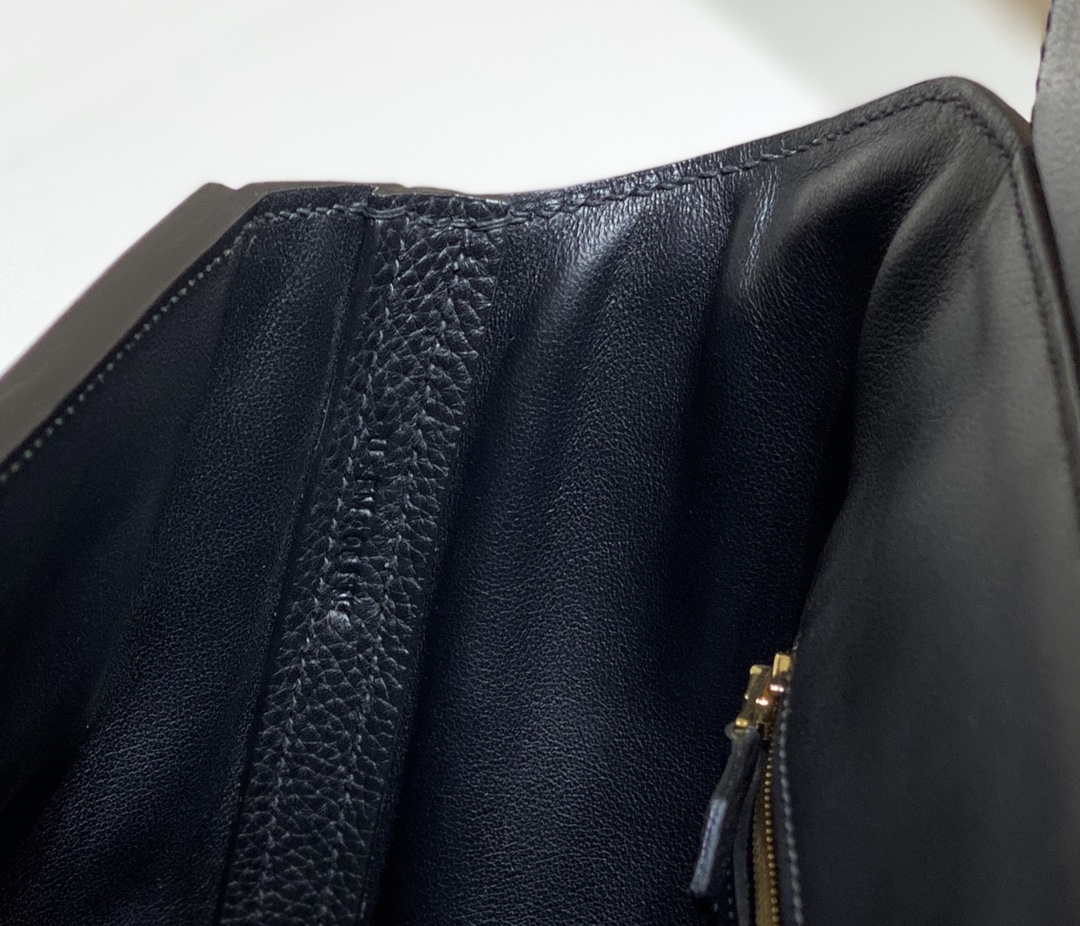 Hermes Kelly 2424 Leather 29cm H230268 Black Shoulder bag - Default Title - View 8