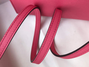 Hermes Kelly Bag Hermes 19CM Epsom Shoulder Mini Bag Dark pink 20472 - Default Title - View 6
