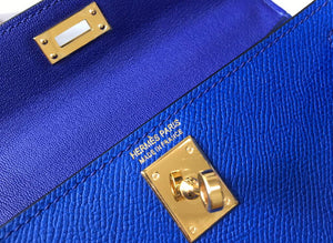 Hermes Kelly Bag Hermes 19CM Epsom Shoulder Mini Bag Dark Blue 20475 - Default Title - View 5