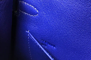 Hermes Kelly Bag Hermes 19CM Epsom Shoulder Mini Bag Dark Blue 20475 - Default Title - View 8