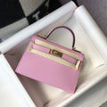 Hermes Kelly Bag Hermes 19CM Epsom Shoulder Mini Bag purple 20459 - Default Title - View 1