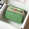 Hermes Kelly Danse 22cm Leather Bag 20362 Avocado Green - Default Title - View 1