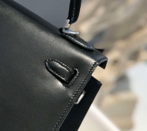 Hermes Kelly Designer Tote Fine grain calfskin Shoulder Strap Bag H231303 - 25cm - View 17