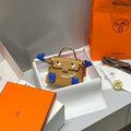 Hermes Kelly Doll Quelle Idole Picto Mauve Sylvestre Epsom with Palladium Hardware H230302