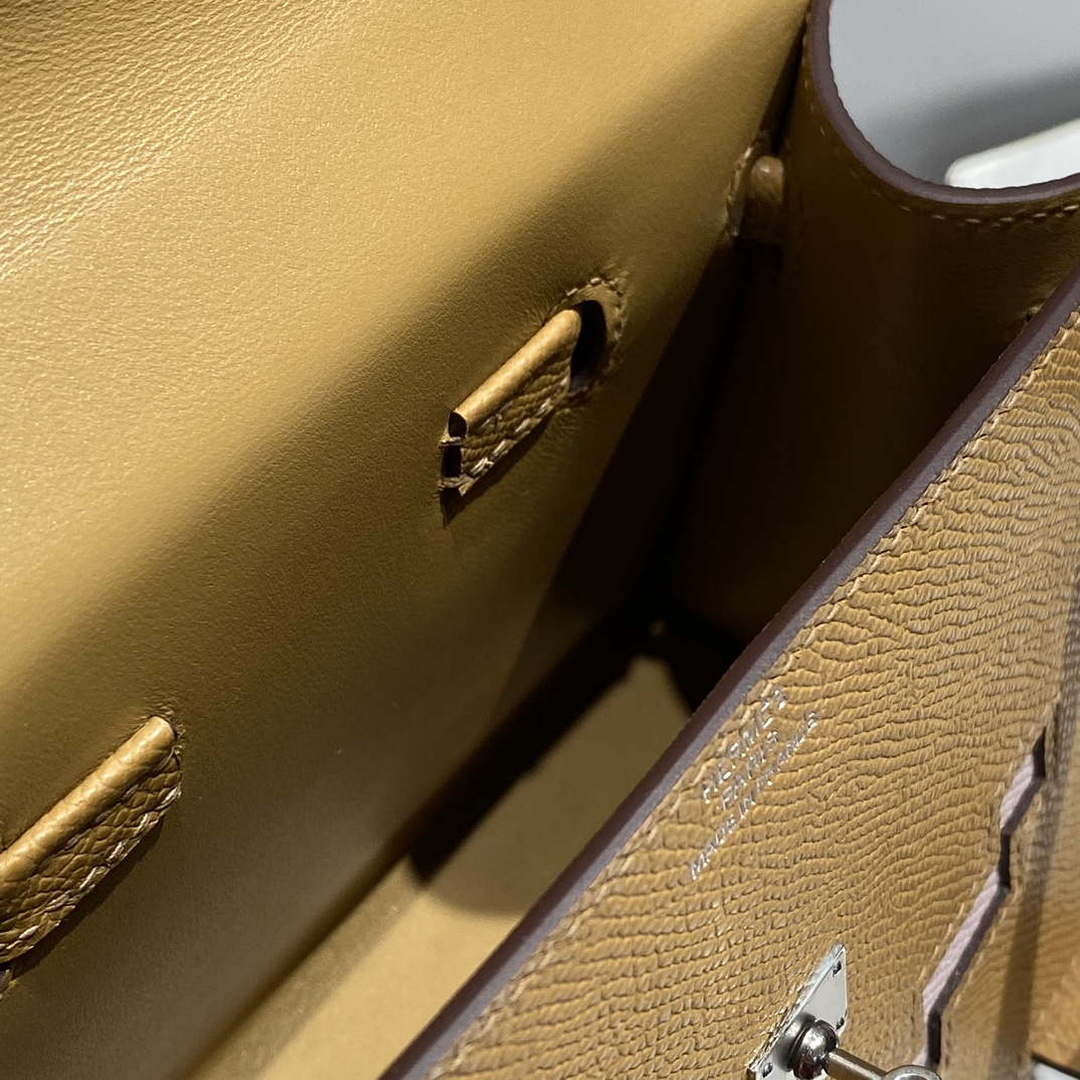 Hermes Kelly Doll Quelle Idole Picto Mauve Sylvestre Epsom with Palladium Hardware H230302