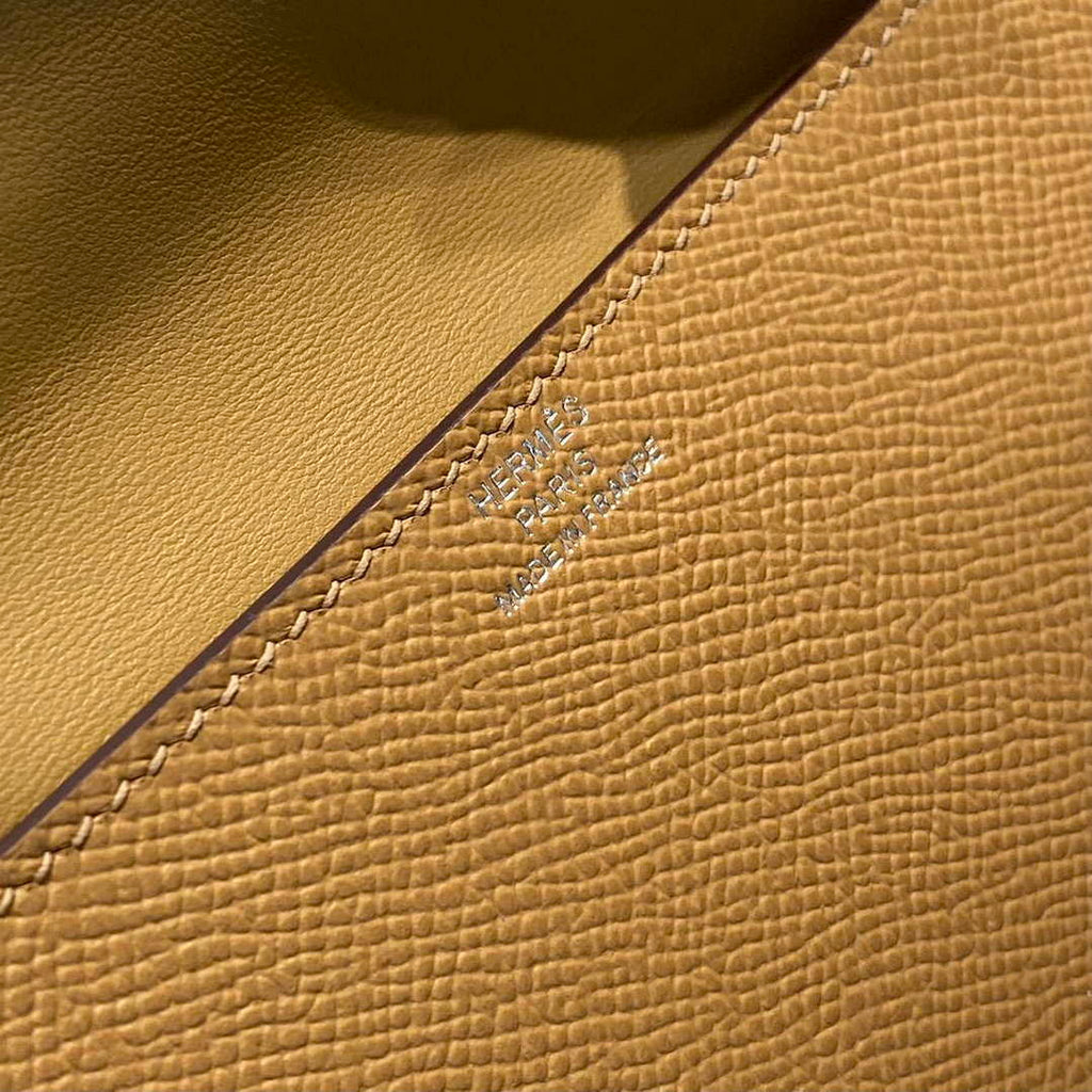 Hermes Kelly Doll Quelle Idole Picto Mauve Sylvestre Epsom with Palladium Hardware H230303