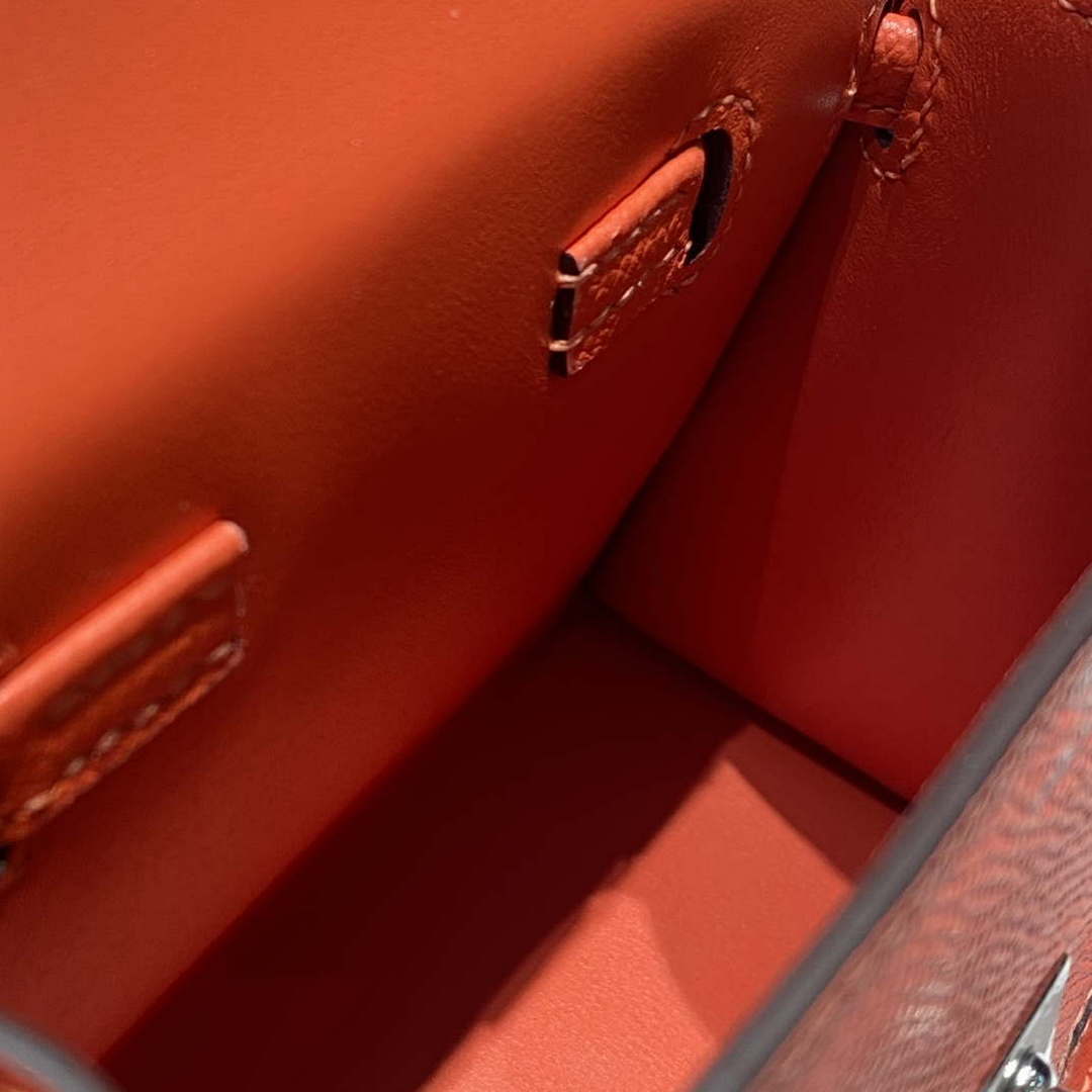 Hermes Kelly Doll Quelle Idole Picto Mauve Sylvestre Epsom with Palladium Hardware H230304