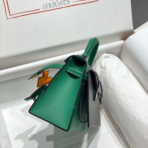 Hermes Kelly Doll Quelle Idole Picto Mauve Sylvestre Epsom with Palladium Hardware H230306 - Default Title - View 4