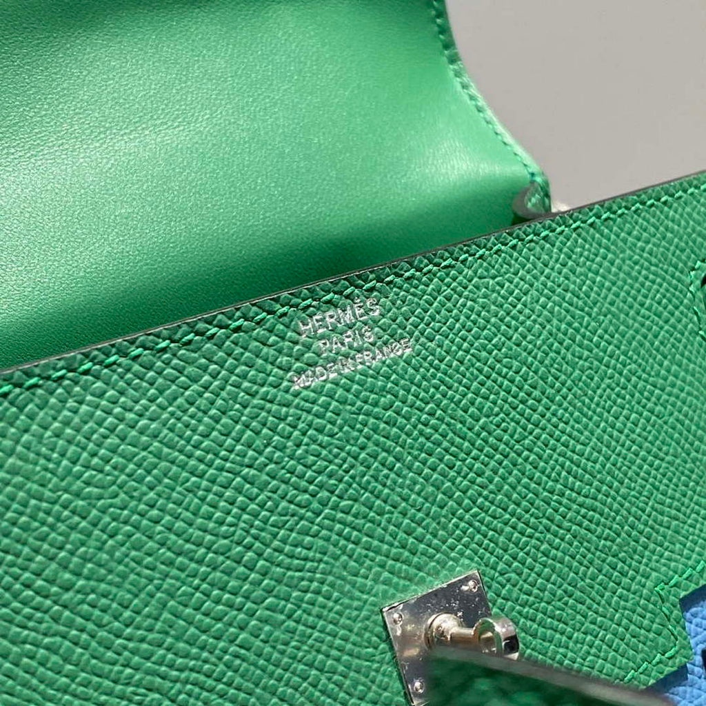 Hermes Kelly Doll Quelle Idole Picto Mauve Sylvestre Epsom with Palladium Hardware H230306