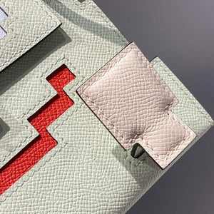 Hermes Kelly Doll Quelle Idole Picto Mauve Sylvestre Epsom with Palladium Hardware H230307 - Default Title - View 7