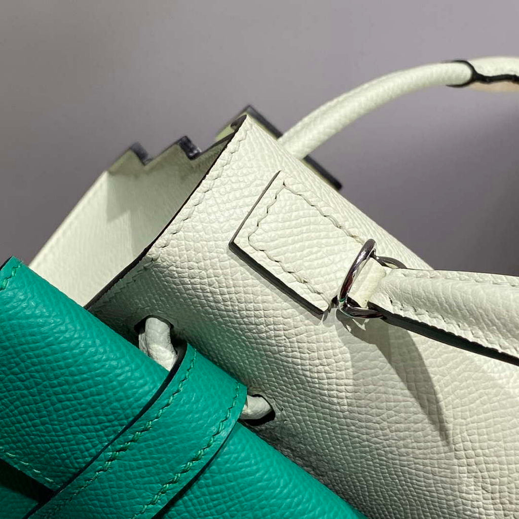 Hermes Kelly Doll Quelle Idole Picto Mauve Sylvestre Epsom with Palladium Hardware H230307