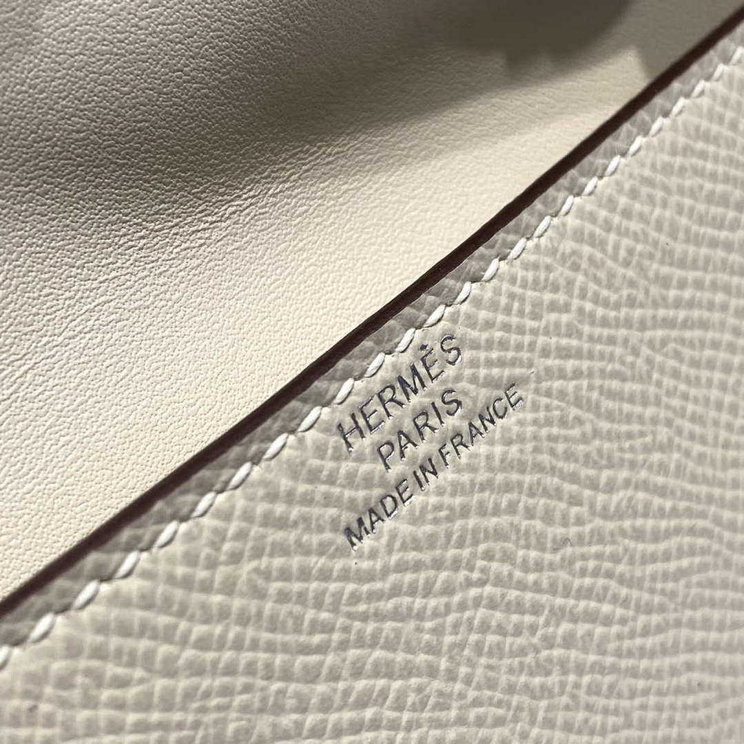 Hermes Kelly Doll Quelle Idole Picto Mauve Sylvestre Epsom with Palladium Hardware H230308