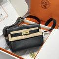 Hermes Kelly Messenger bag H231414 Black