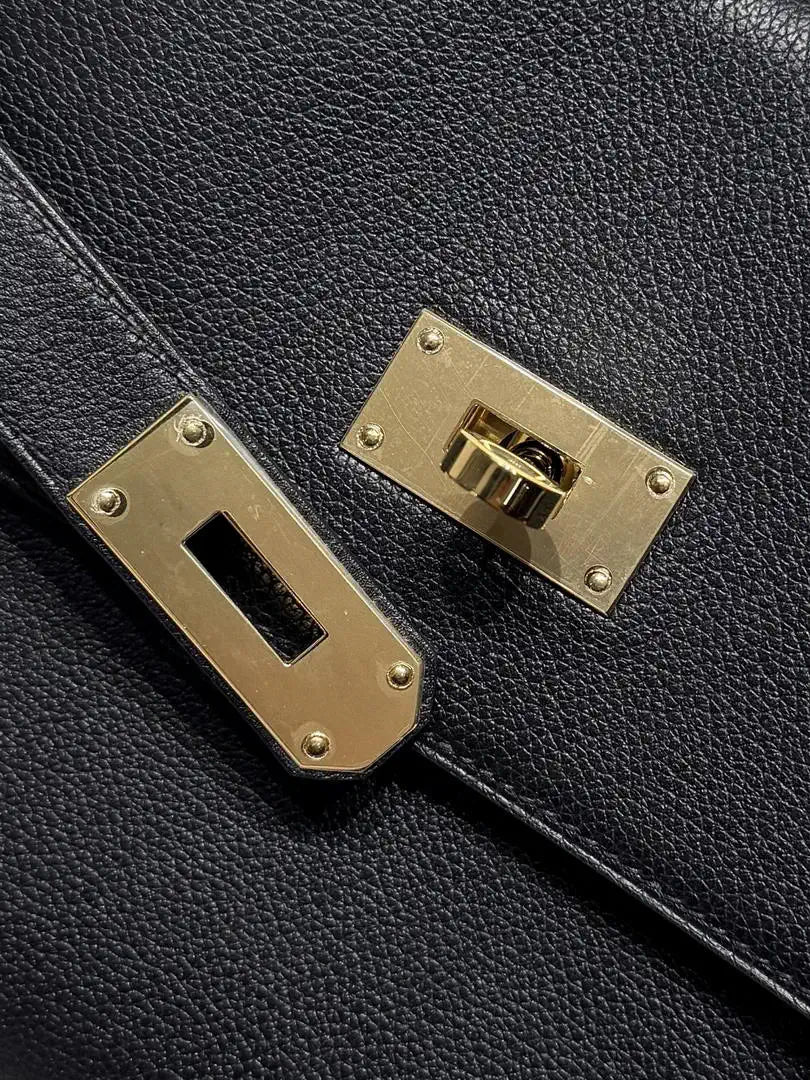 Hermes Kelly Messenger bag H231414 Black