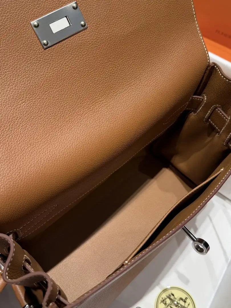 Hermes Kelly Messenger bag H231413 Gold Brown