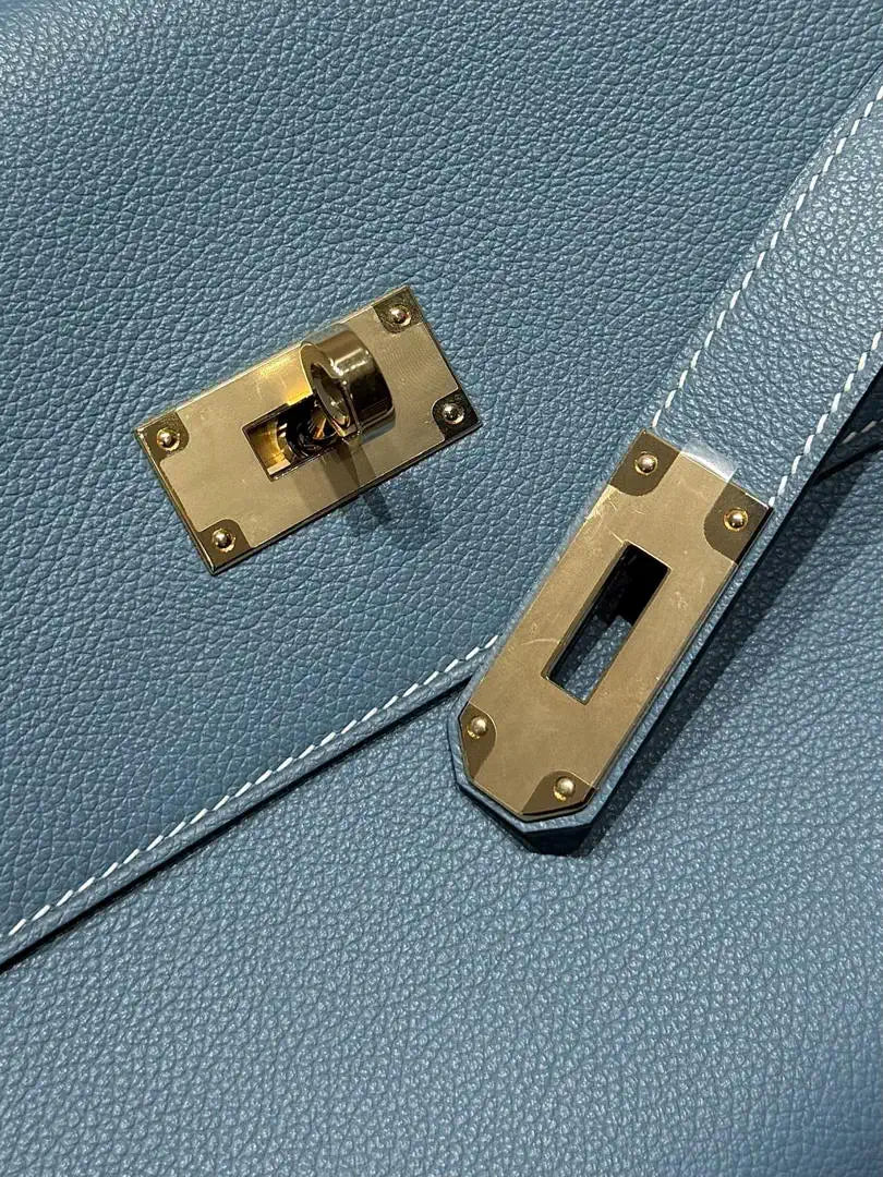 Hermes Kelly Messenger bag H231411 Blue Jean