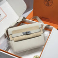 Hermes Kelly Messenger bag H231410 Gris perle