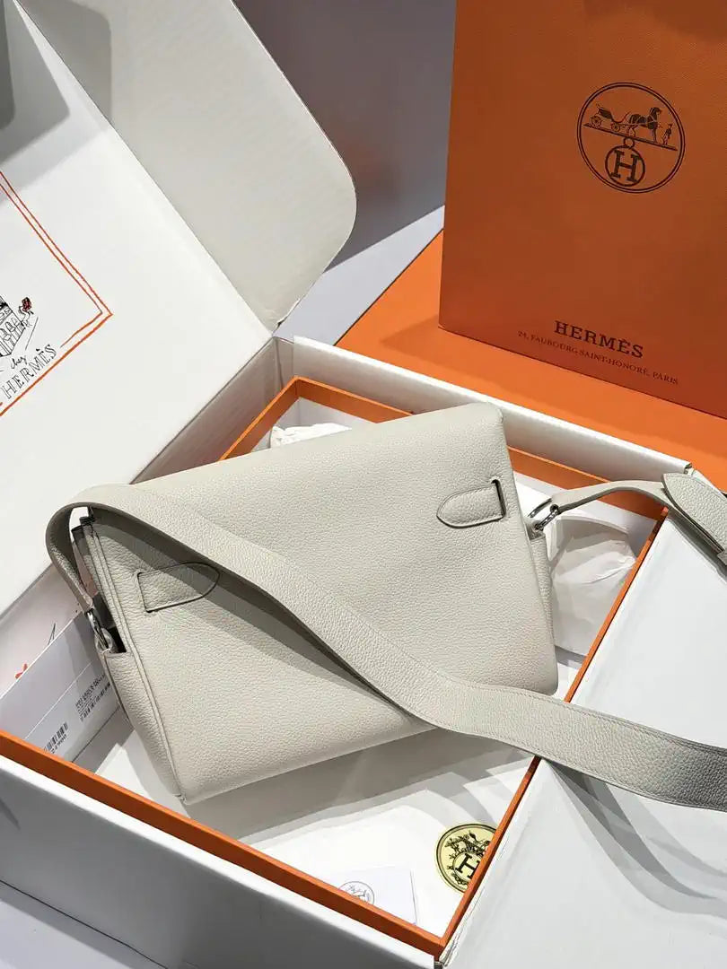 Hermes Kelly Messenger bag H231410 Gris perle