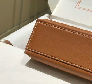 Hermes Kelly Pouchette Swift Leather clutch bag Gold H230265 - Default Title - View 5