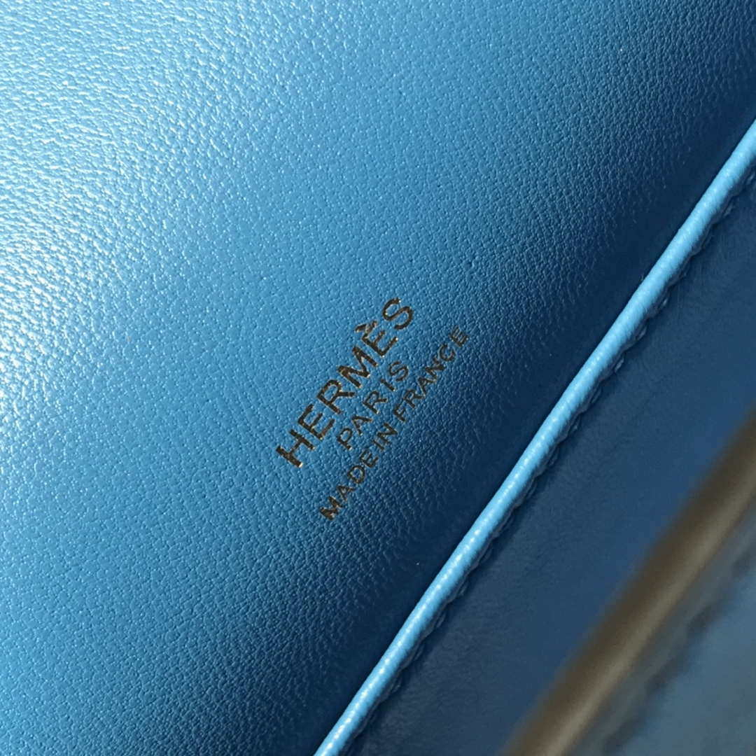 Hermes Kelly Pouchette Swift Leather clutch bag Gold H230267 - Default Title - View 8