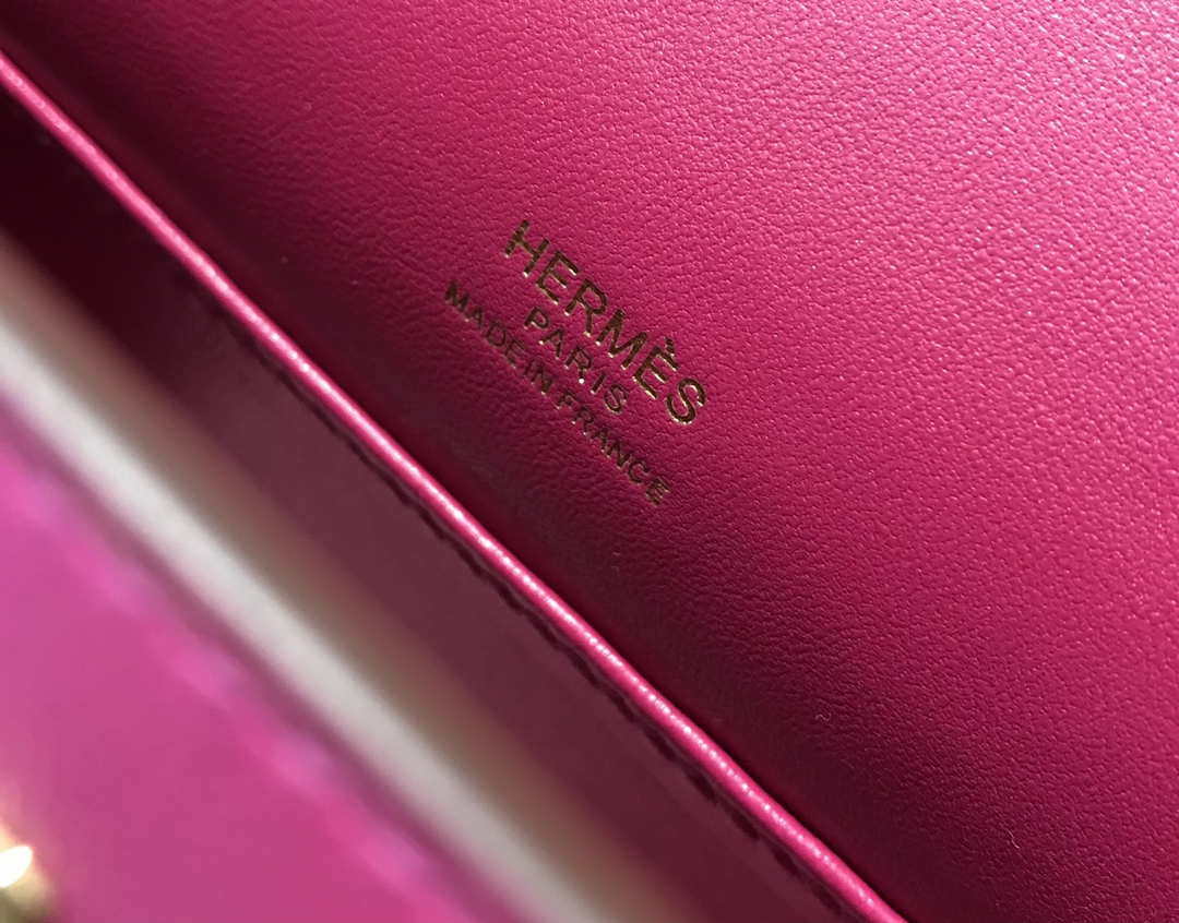 Hermes Kelly Pouchette Swift Leather clutch bag Gold H230275 - Default Title - View 8
