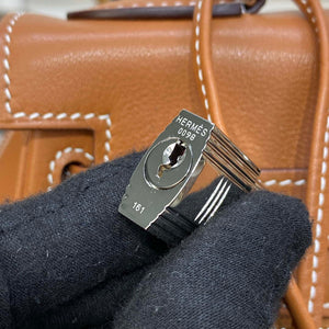 Hermes Kelly Swift Kelly Lakis 28 32 cm H230311 - Gold / Semi manual / 28 CM - View 18