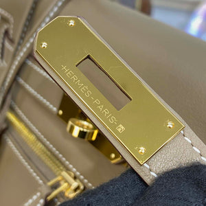 Hermes Kelly Swift Kelly Lakis 28 32 cm H230312 - Gold / Semi manual / 28 CM - View 7