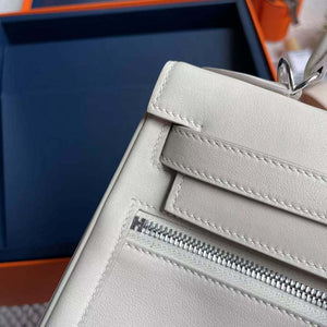 Hermes Kelly Swift Kelly Lakis 28 32 cm H230317 - Gold / Semi manual / 28 CM - View 9