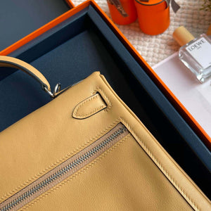 Hermes Kelly Swift Kelly Lakis 28 32 cm H230318 - Gold / Semi manual / 28 CM - View 6