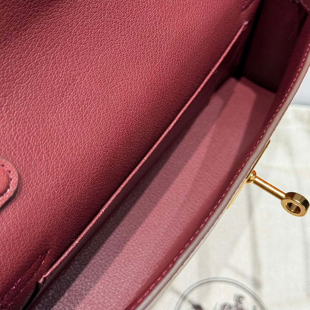 Hermes Lychee pattern Kelly Elan Clutch Bag H232005