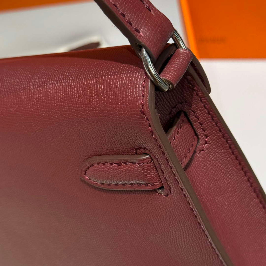 Hermes Lychee pattern Kelly Elan Clutch Bag H232005