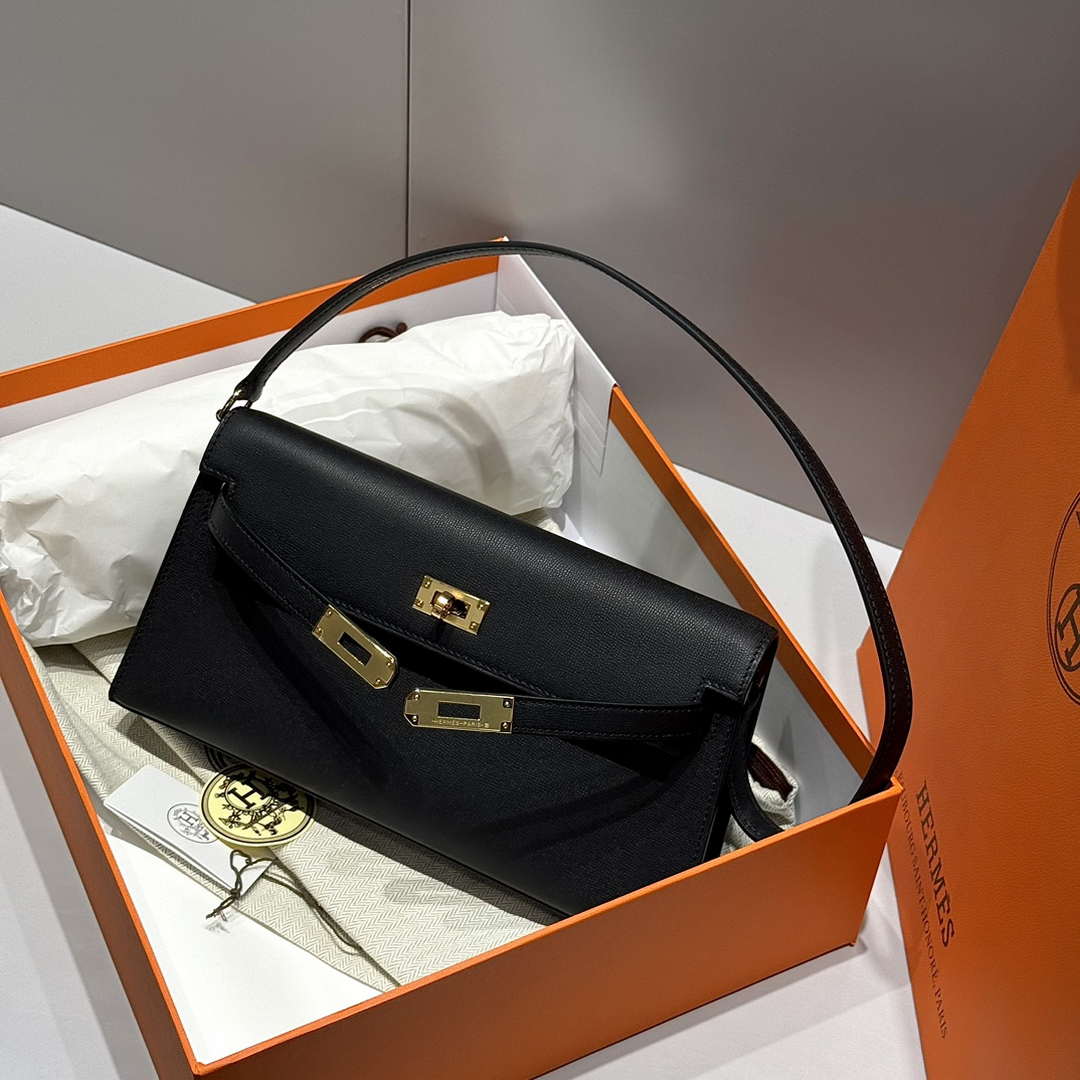 Hermes Lychee pattern Kelly Elan Clutch Bag H232007